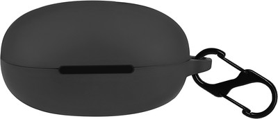 KANSOL Silicone Velcro Earbuds Case For Oppo Enco W31(Black)