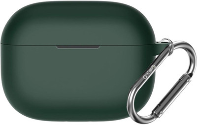 XCREO Silicone Press and Release Earbuds Case For Realme Buds N1(Green, Silicone Case Cover For realme Buds N1)