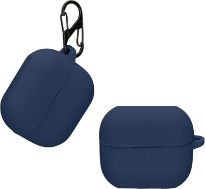 Toriko Silicone Press and Release Earbuds Case For Samsung Galaxy Buds 3, Samsung Galaxy Buds 3 Pro(Blue)