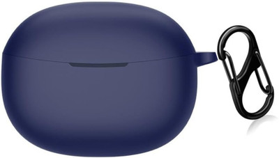 Anvique Silicone Velcro Earbuds Case For VIVO 3e Case Compatible(Silicone Case Cover Compatible with Vivoo Tws 3e Buds, Blue)