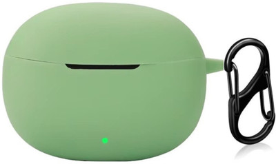Auronix Silicone Press and Release Earbuds Case For Silicone Case Cover for Vivoo Tws 3e/ Iqooo Tws 1e(Matcha Green)