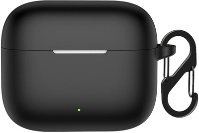 CRUIC Silicone Velcro Earbuds Case For OPPO Enco Buds 3 Pro Silicone Case Cover(Black)