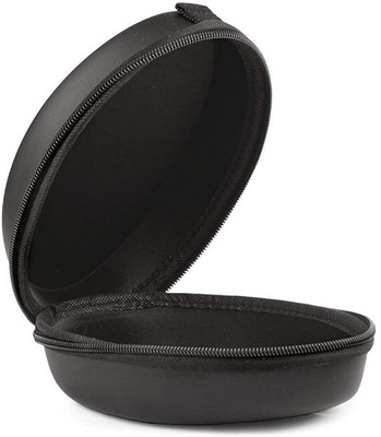 Online Delhi Fashion Leather Zipper Headphone Pouch For Universal(Black)