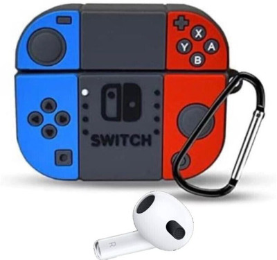 Gadgetshor Silicone Pull String Headphone Case For Apple Airpods 3rd Generation(Nintendo Switch)