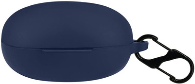KANSOL Silicone Velcro Earbuds Case For Realme Buds Q2 / Realme Buds Air 2 Neo Earbuds(Blue)