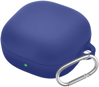 Anvique Silicone Press and Release Earbuds Case For Silicone Case Cover For Samsungg galaxy Buds Core(Blue)