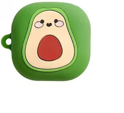 ValenteStore Silicone Press Stud Earbuds Case For Samsung Galaxy Buds Live(Avacado)