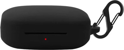 Anvique Silicone Press and Release Earbuds Case For Oneplus Buds 3(Silicone Case Cover For ONEPLUSS BUDS 3, BLACK)