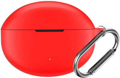 REIOX Silicone Press and Release Earbuds Case For OnePlus Nord Buds 3(Red)