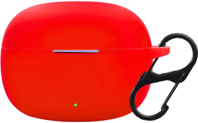 DeepZstore Silicone Pull String Headphone Case For Realme Buds T200 lite(Red)