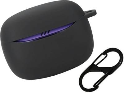 REIOX Silicone Press and Release Earbuds Case For Jbl Tune Beam 2 Silicone Case Cover(Black S Pin)