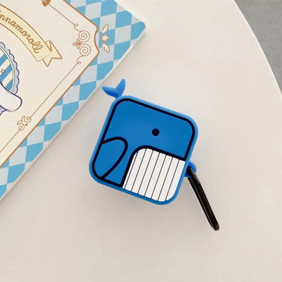 ValenteStore Silicone Press Stud Earbuds Case For Samsung Galaxy Buds 2Pro(Whale)