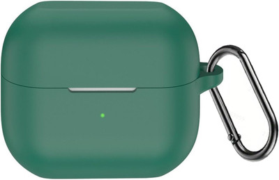 REIOX Silicone Latch Earbuds Case For Samsung Galaxy Buds 3 & 3 Pro Soft Silicone Case Cover(Green)