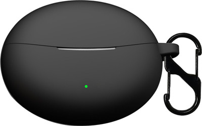 KANSOL Silicone Velcro Earbuds Case For OPPO Enco Air3 Pro(Black)