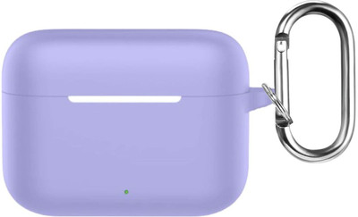 StyleOxx Silicone Press and Release Earbuds Case For Silicone Case Cover For Realmee Buds T200(Lavender R)