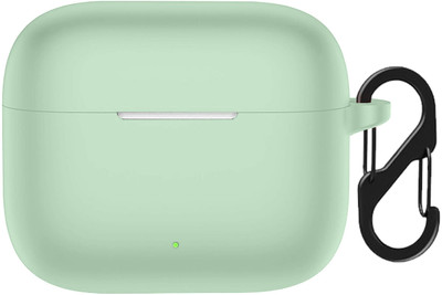 Auronix Silicone Press and Release Earbuds Case For Silicone Case Cover For OPPOO Enco Buds 3 Pro (2025)(Matcha Green)