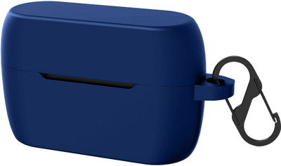 capo Silicone Velcro Headphone Case For Jabra Elite 85t(Navy Blue)