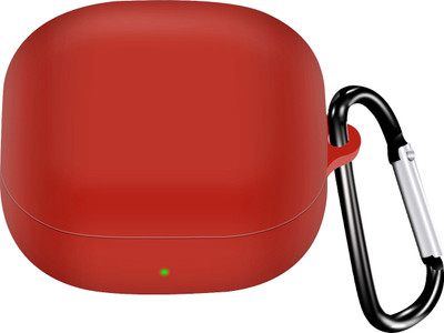 AddGrip Silicone Press and Release Earbuds Pouch For Samsung Galaxy Buds Pro 2/ Buds 2/ Buds Live/ Buds Fe(Silicone cover fit for Samsung Galaxy buds 2 Pro/buds Pro/ Buds 2 - Red)