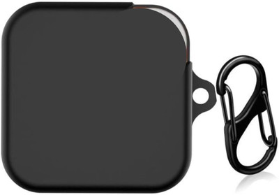 Anvique Silicone Press and Release Earbuds Case For CMF Nothing buds case pro 2 compatible(Soft Silicone Cover for CMF by Nothingg Buds Pro 2, Black)