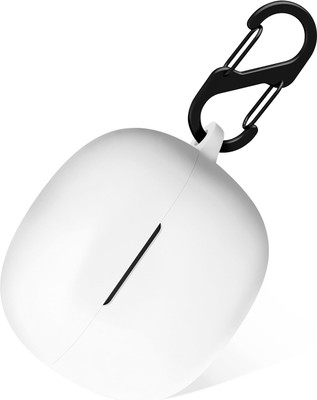 KANSOL Silicone Velcro Earbuds Case For Skullcandy RAIL(white)