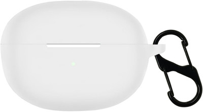 KANSOL Silicone Velcro Earbuds Case For Oppo Enco X(White)