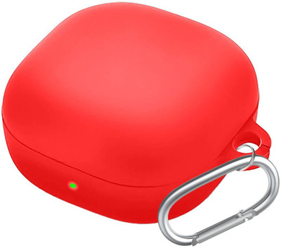 Anvique Silicone Press and Release Earbuds Case For Silicone Case Cover For Samsungg galaxy Buds Core(Red)