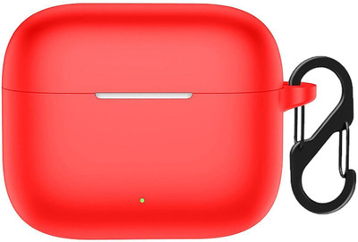 Stynox Silicone Velcro Earbuds Case For OPPO Enco Buds3 Pro Silicone Case Cover(Red)