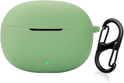 Leiox Silicone Press and Release Earbuds Case For Vivo TWS 3E Buds(Matcha Green)