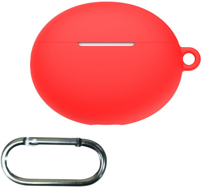 KANSOL Silicone Velcro Earbuds Case For Huawei Freebuds 4i(Red)