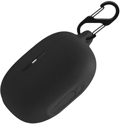 KANSOL Silicone Velcro Earbuds Case For Soundcore Life Note 3i(Black)