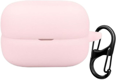 Anvique Silicone Press and Release Earbuds Case For Sony LinkBuds Fit WF-LS910N Silicone Case Cover(Pink)