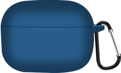 DeepZstore Silicone Pull String Earbuds Case For Realme Buds T300(Blue)
