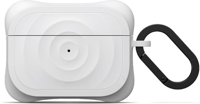 NECESORIES Silicone Pull String Headphone Case For Apple Airpods Pro 2 Generation(White)