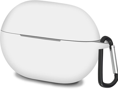KANSOL Silicone Velcro Earbuds Case For Huawei Freebuds Pro(White)