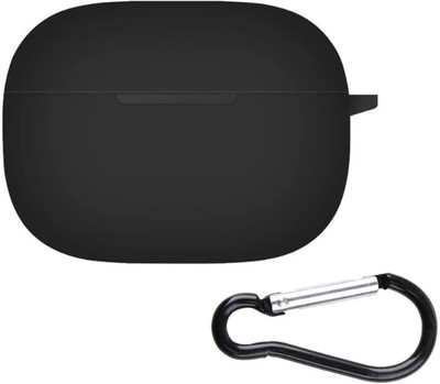 KHR Silicone Press and Release Headphone Pouch For Realme Buds T300(Realme Buds T300 TWS Black)