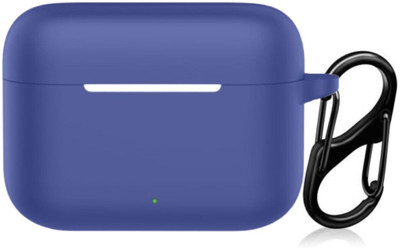 Anvique Silicone Press and Release Earbuds Case For Silicone Case Cover For Realmee Buds T200(Blue)