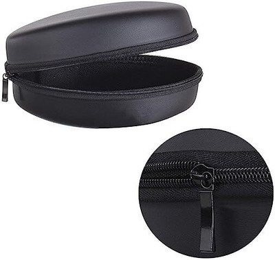 Online Delhi Fashion Leather Zipper Headphone Case For Universal(Black)
