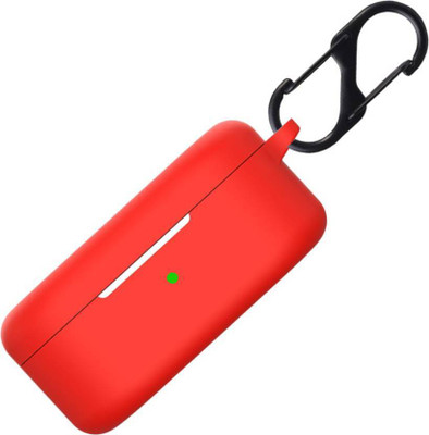 Neioxx Silicone Press and Release Earbuds Case For OnePlus Nord Buds 2R(Red)