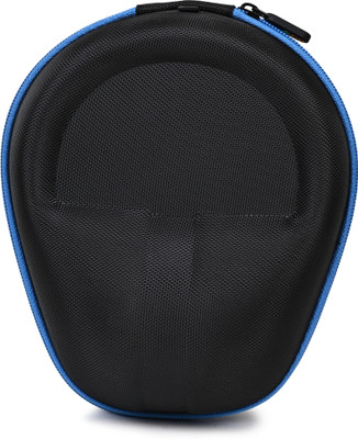 Flipkart SmartBuy Polyester Zipper Headphone Case For Universal(Black)