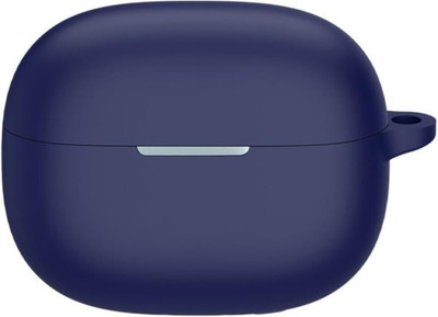 WELFO Silicone Press and Release Earbuds Case For realme Buds T310, realme Buds T300(Case Cover For realme Buds T310, Blue)