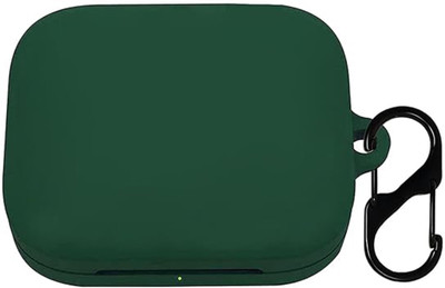 KANSOL Silicone Velcro Earbuds Case For OnePlus Buds Pro 2021(Green)