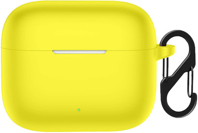 Geggal Silicone Velcro Earbuds Case For OPPO Enco Buds 3 Pro Silicone Case Cover(Yellow)