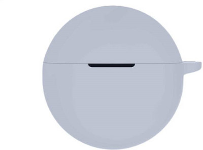 WELFO Silicone Press and Release Earbuds Case For Oppo Enco Buds 2, Oppo Enco Buds 2I(Case Cover For Oppo Enco Buds 2/ 2i Grey)