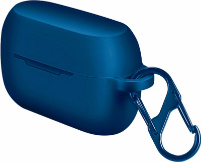 capo Silicone Velcro Headphone Case For Jabra Elite 75t(Blue)