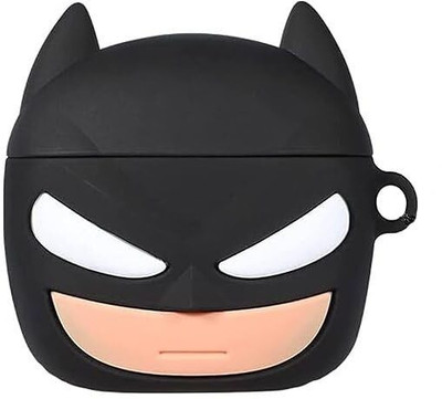 ValenteStore Silicone Press Stud Earbuds Case For Airpods Pro, Airpods Pro 2(Batman)