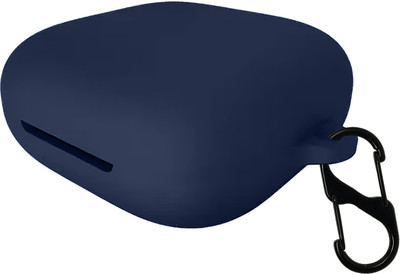 KANSOL Silicone Velcro Earbuds Case For Oppo Enco W51(Blue)