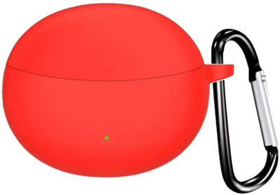 KHR Silicone Press and Release Earbuds Pouch For Oppo Enco Air3 Pro(Oppo Enco Air3 Pro Red)