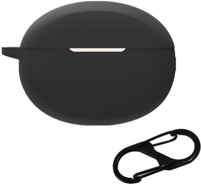 WELFO Silicone Latch Earbuds Case For OPPO Enco Air3 Pro(Case Cover For Oppo Enco Air3 Pro, Black)