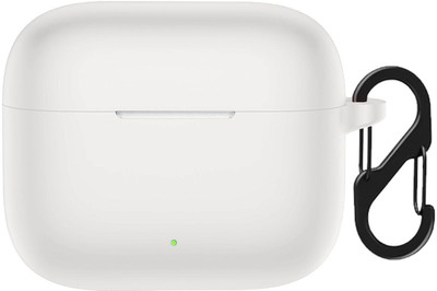 Geggal Silicone Velcro Earbuds Case For OPPO Enco Buds 3 Pro Silicone Case Cover(White)