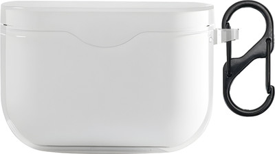 KANSOL Silicone Velcro Earbuds Case For Sony WF-1000XM3(Transparent)